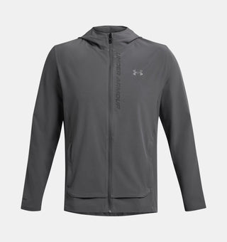 Under Armour Mens Outrun The Storm Jacket | Castlerock/Black