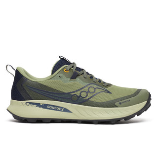 Saucony Mens Peregrine 15 Goretex | Hemlock/Navy