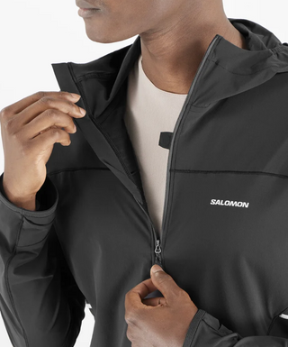 Salomon Sense Aero Hybrid Half Zip | Deep Black