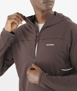 Salomon Sense Aero Hybrid Half Zip | Coffee Bean