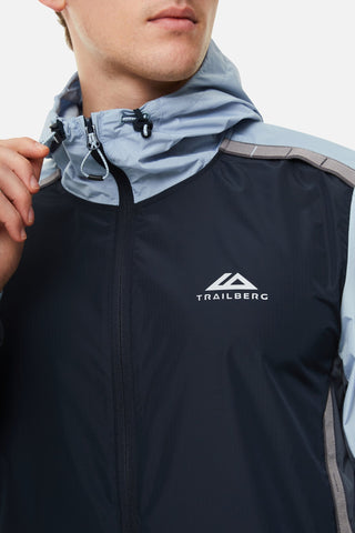 Trailberg Triathlon Windbreaker | Salute/Ombre Blue