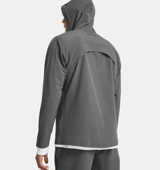 Under Armour Mens Outrun The Storm Jacket | Castlerock/Black