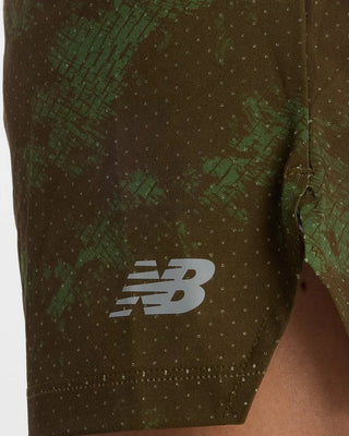 New Balance RC Printed 5" Short | Woodland