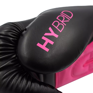 Adidas Hybrid 10 Womens Boxing Gloves | Black/Pink