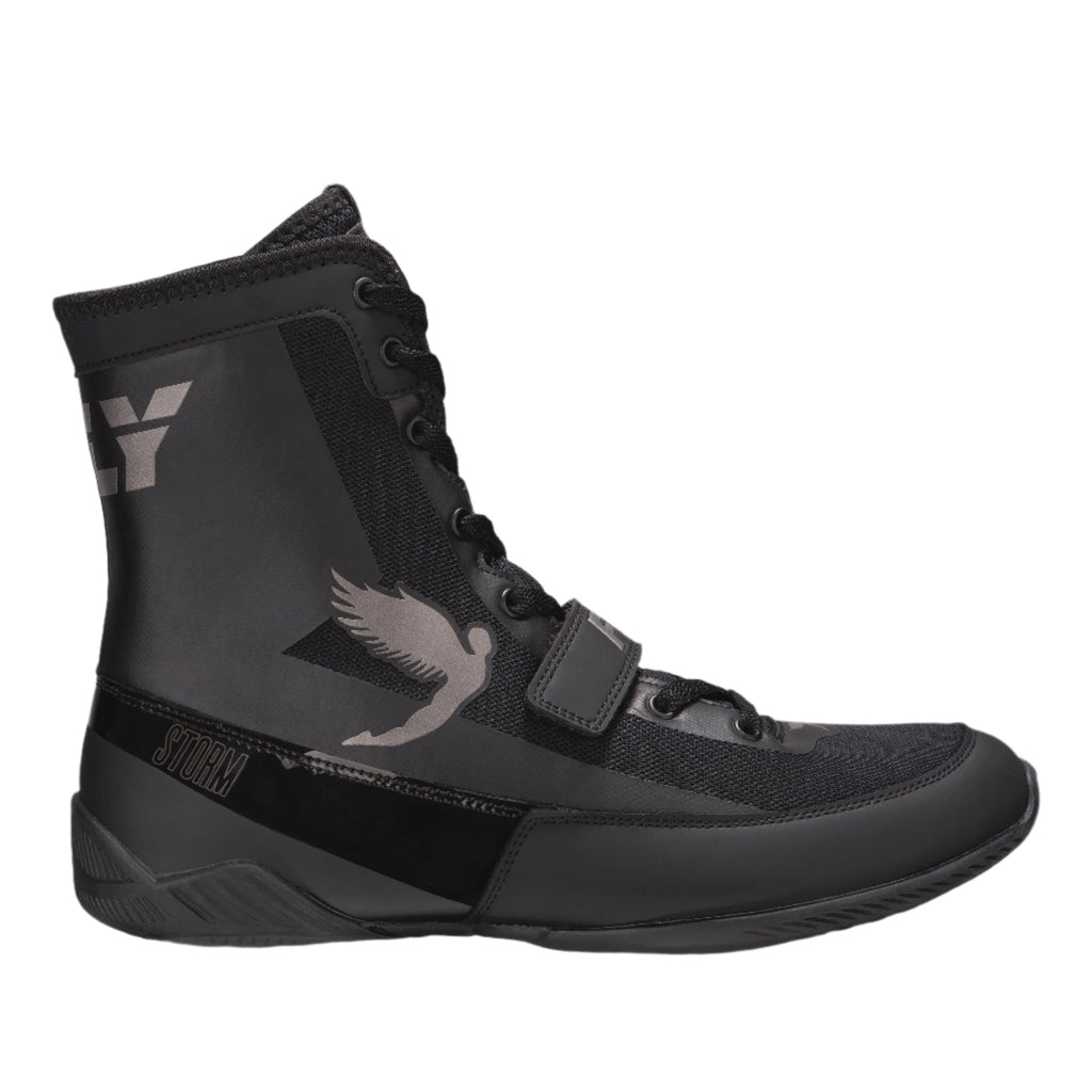 Fly Sports Storm Boxing Boots Black Taskers Sports