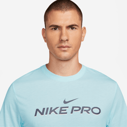 Nike Mens Pro Dri-FIT Fitness Tee | Glacier Blue