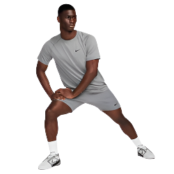 Nike Mens Flex Rep 4.0 Unlined Shorts | Smoke Grey/Black