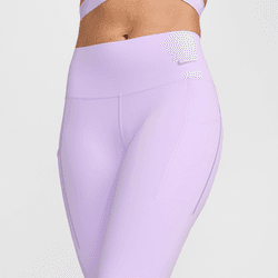 Nike Womens Universa Mid-Rise 7/8 Leggings | Lilac Bloom