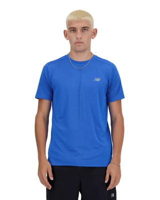 New Balance Mens Sport Essentials Tee | Blue Oasis
