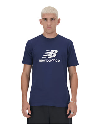 New Balance Mens Sport Essentials Logo T-Shirt | Navy