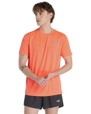 New Balance Mens Sport Essentials Tee | Urgent Red