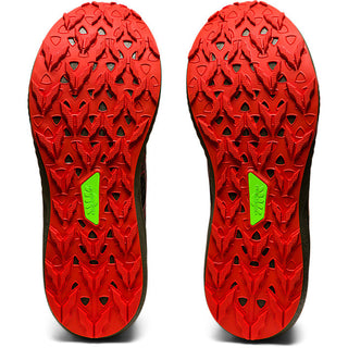 ASICS MENS FUJI LITE 3 | MANTLE GREEN/CHERRY TOMATO - Taskers Sports