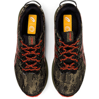 ASICS MENS FUJI LITE 3 | MANTLE GREEN/CHERRY TOMATO - Taskers Sports