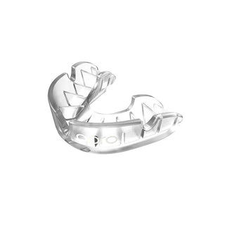 OPRO Silver Self-Fit Junior Mouthguard | Clear