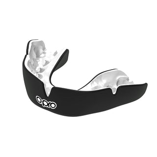 OPRO Instant Custom Self Fit Junior Mouthguard | Black/White