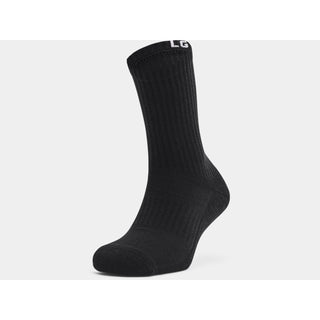 UNDER ARMOUR CORE CREW SOCKS 3 PACK | BLACK - Taskers Sports