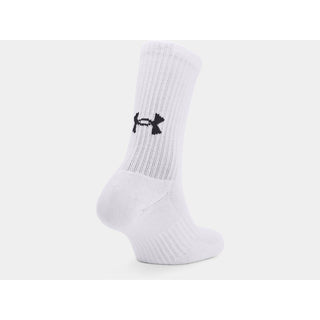UNDER ARMOUR CORE CREW SOCKS 3 PACK | WHITE - Taskers Sports