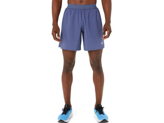 Asics Mens Road 2-in-1 7" Shorts | Thunder Blue/Denim Blue