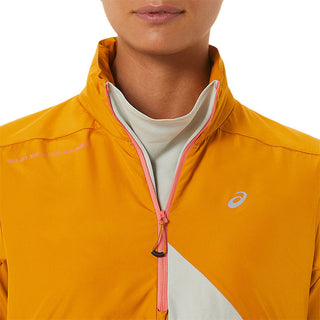 Asics Womens FujiTrail Anorak | Sandstorm/Light Sage