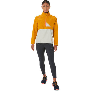 Asics Womens FujiTrail Anorak | Sandstorm/Light Sage