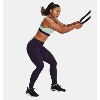 UNDER ARMOUR WOVENS RUSH LEGGINGS | PURPLE SWITCH - Taskers Sports