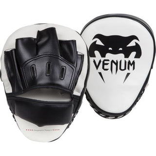 VENUM LIGHT FOCUS MITTS | WHITE/BLACK - Taskers Sports