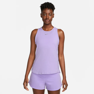Nike Womens Dri-FIT One Luxe Tank | Space Purple/Reflective Silver