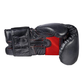 BBE Club Leather Sparring/Bag Glove | Black/Red