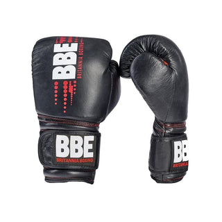 BBE Club Leather Sparring/Bag Glove | Black/Red