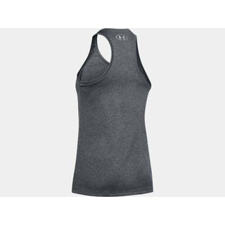 UNDER ARMOUR WOMENS TECH TANK | CARBON HEATHERED - Taskers Sports