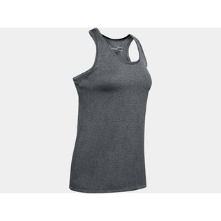UNDER ARMOUR WOMENS TECH TANK | CARBON HEATHERED - Taskers Sports