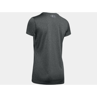 UNDER ARMOUR WOMENS TECH CREW TEE | CARBON HEATHERED - Taskers Sports