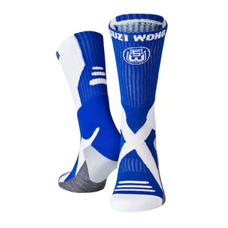 Suzi Wong X SOLE Boxing Socks | Blue/White