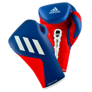 ADIDAS SPEED TILT 350 BOXING GLOVES | BLUE/RED - Taskers Sports