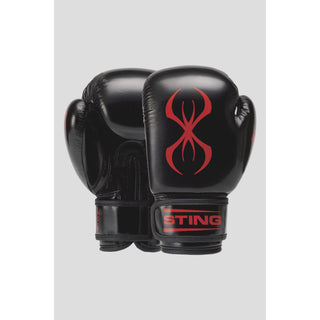 Sting Arma Junior Boxing Gloves 6oz | Black/Red