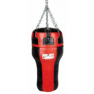 PRO BOX LEATHER UPPERCUT ANGLE BAG | RED (CLICK & COLLECT ONLY) - Taskers Sports