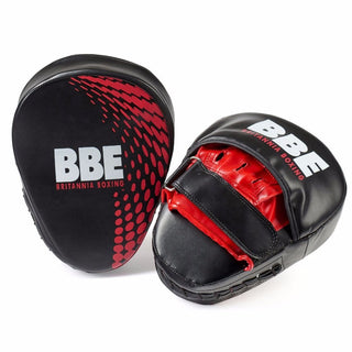 BBE FS Curved Hook & Jab Pads | Black/Red