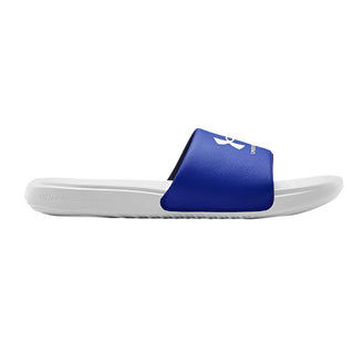UNDER ARMOUR MENS FIXED SLIDES | HALO GREY/ROYAL HALO - Taskers Sports