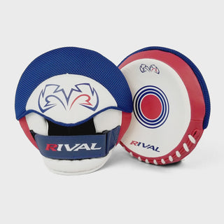RIVAL PARABOLIC PUNCH MITTS | RED/WHITE/BLUE - Taskers Sports