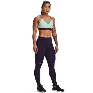 UNDER ARMOUR WOVENS RUSH LEGGINGS | PURPLE SWITCH - Taskers Sports