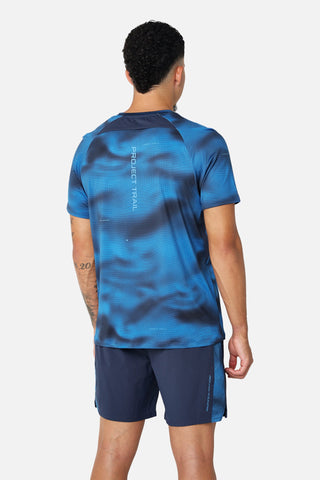 Trailberg Haze Tee | Storm Blue