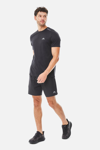 Trailberg SS25 Cloud Tee | Black/Volcano Grey