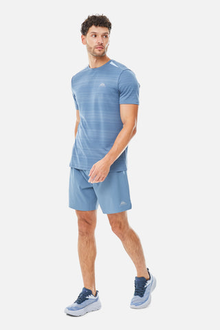 Trailberg SS25 Cloud Tee | Slate Blue/Dove Blue
