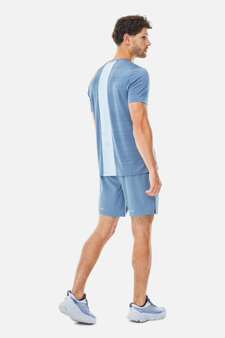 Trailberg SS25 Cloud Tee | Slate Blue/Dove Blue