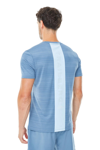 Trailberg SS25 Cloud Tee | Slate Blue/Dove Blue