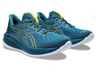 Asics Mens Gel-Cumulus 26 | Evening Teal/Bright Yellow