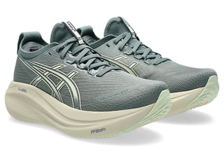 Asics Womens Gel-Nimbus 27 | Monument Blue/Whisper Green