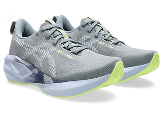 Asics Womens NovaBlast 5 | Gravel/Blue Fade