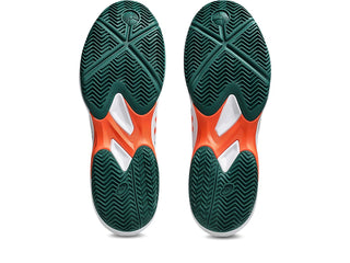 Asics Mens Game FF Padel | White/Jewel Green