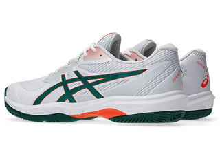 Asics Mens Game FF Padel | White/Jewel Green